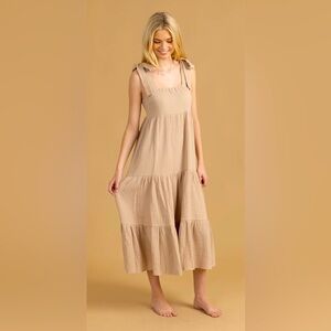 S’EDGE WEBDY DRESS MSRP $225 Size M - Pebble